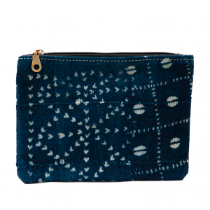 ID142 TROUSSE ARTIGIANALE IN TESSUTO AFRICANO ANTICO ELEGANZA MINIMALISTA
