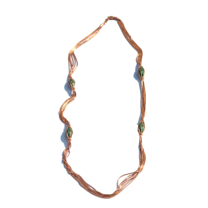 ID105 COLLANA PLACCATA IN ORO 14K ELEGANZA CLASSICA MADE IN ITALY