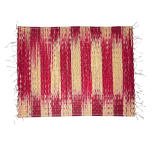 AT116 TOVAGLIETTA IKAT COLOR ROSSO, BEIGE E BORDEAUX
