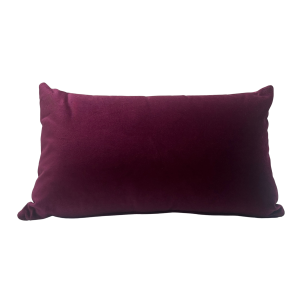 C158 CUSCINO IN VELLUTO COLOR MELANZANA DESIGN AIDA BEREKET DEBAS